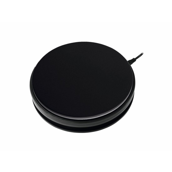 Piattaforma Pedana Rotante Motorizzata Base 25cm fino a 25kg nero