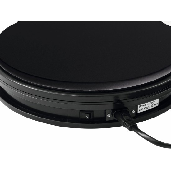 Piattaforma Pedana Rotante Motorizzata Base 25cm fino a 25kg nero