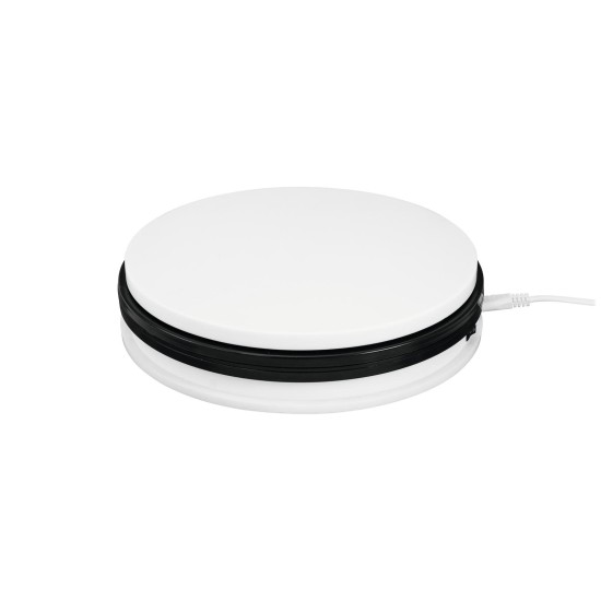 Piatto Girevole Bianco Ø45 cm per Esposizioni - Capacità 40 kg | EUROPALMS