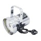 EUROLITE T-36 Pinspot Argento - Proiettore da Palco con Lampada PAR-36, CRI Elevato, Plug and Play