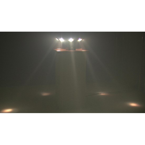  Effetto Luce Centropista Motorizzato 6 Bracci – Illuminazione Scenografica Professionale 20 RPM, Montaggio Versatile, Trasformatore Integrato