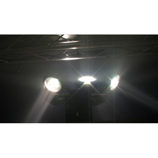  Effetto Luce Centropista Motorizzato 6 Bracci – Illuminazione Scenografica Professionale 20 RPM, Montaggio Versatile, Trasformatore Integrato