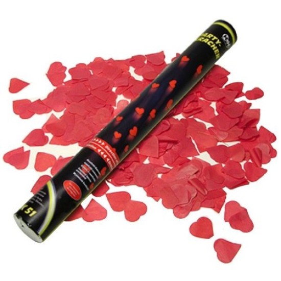 Cannone Spara Coriandoli 2700 CUORI Per Feste Party