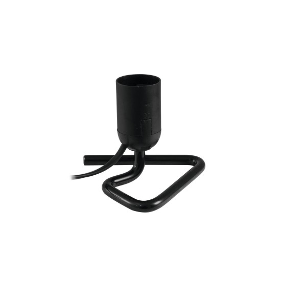 Portalampada Design Nero EUROLITE Triangle Base E-27 per Illuminazione Scenografica