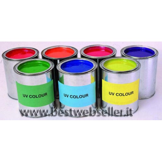 Barattolo Vernice UV Reagente alle luci di wood rosa 100ml Barattolo Vernice UV Reagente alle luci di wood rosa 100ml