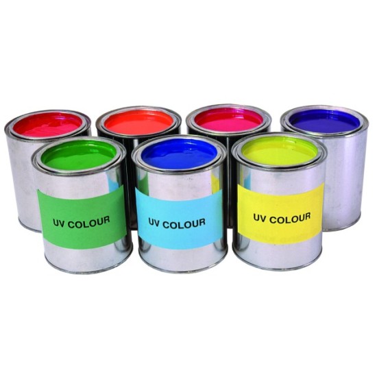 Barattolo Vernice UV Reagente alle luci di wood blu 250ml