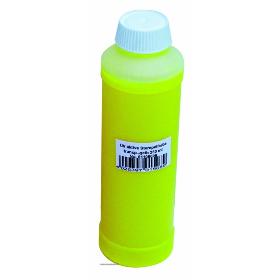 Inchiostro Reagente Agli UV, transp.Giallo, 250ml Inchiostro Reagente Agli UV, transp.Giallo, 250ml