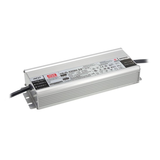 Alimentatore LED Meanwell 320W 24V IP67 - Efficienza per Illuminazione Esterna
