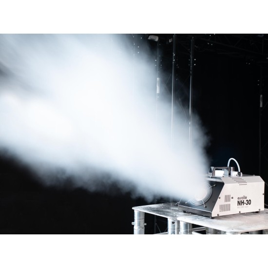 EUROLITE NH-30 MK2 Macchina del Fumo DMX 720W con Timer, Radiocomando e Serbatoio LED