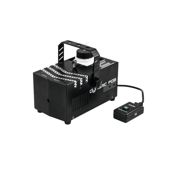 EUROLITE Dynamic Fog 600: Macchina per Nebbia a LED con Telecomando, 600W
