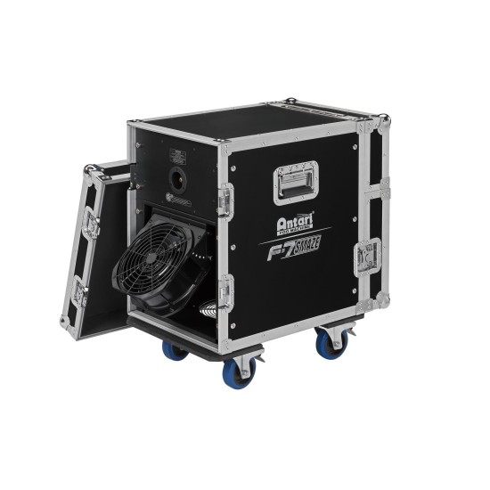Antari F-7X Smaze: Macchina per Nebbia Professionale con Effetto Luce DMX e Flightcase