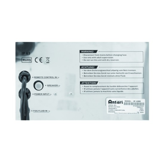 Macchina Del Fumo Professionale Impermeabile X Uso Esterno IP63