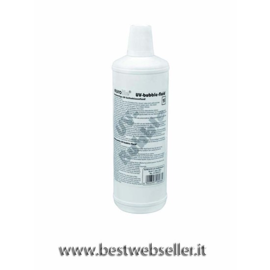 Liquido per bolle EUROLITE Reagente Agli UV 1L blu Liquido per bolle EUROLITE Reagente Agli UV 1L blu