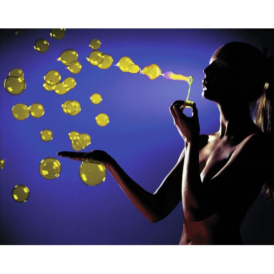 Set liquido bolle di sapone UV EUROLITE 3x1L (blu, rosso, giallo) Fluorescenti per party fluo e glow dark