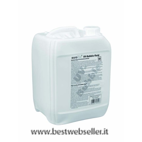 Liquido per bolle EUROLITE reagente agli uv 5l blu