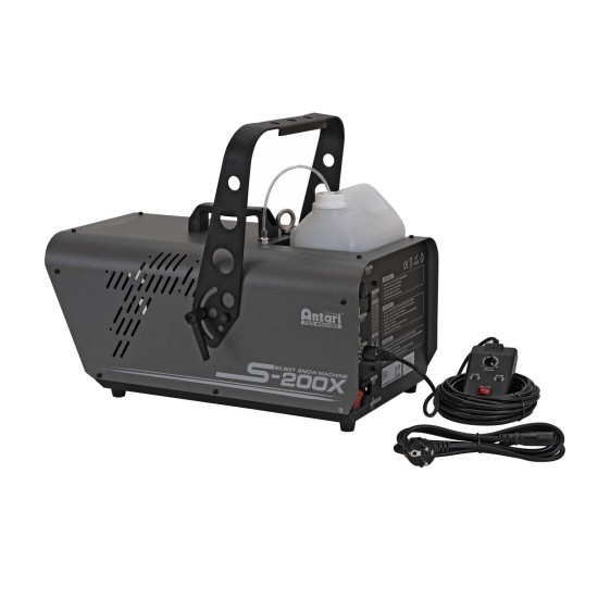 Macchina per neve silenziosa ANTARI S-200X 800W - DMX, serbatoio da 5L, emissione potenziata per eventi e teatro