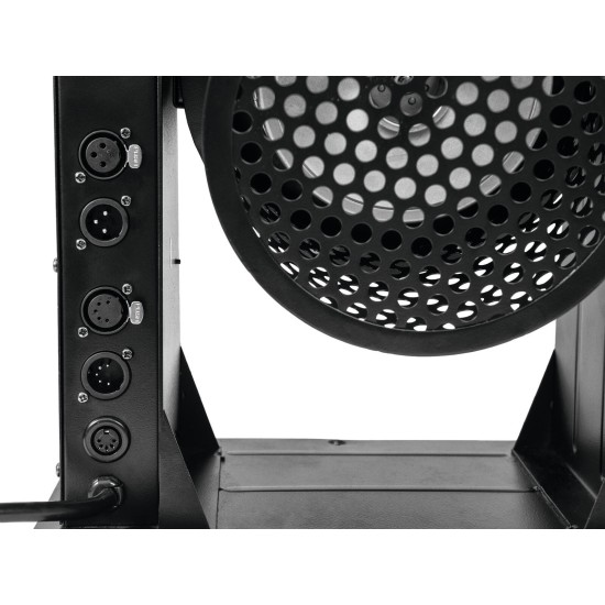 Cannone Macchina lancia Coriandoli DMX Eurolite LED Confetti Storm con Illuminazione RGBA e Radiocomando