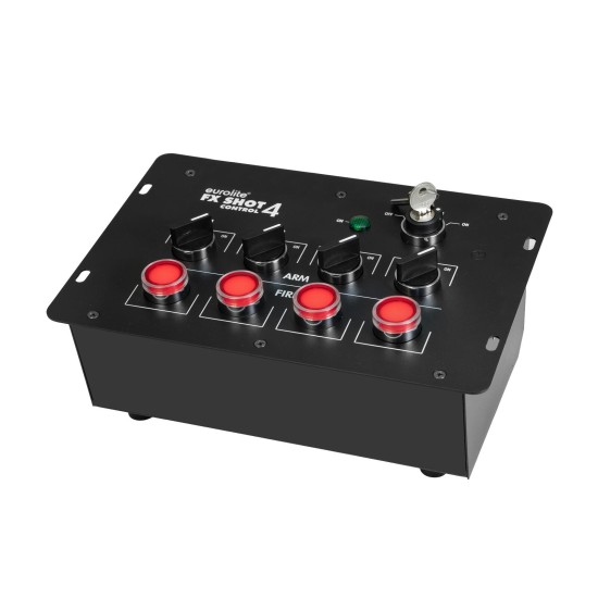 EUROLITE FX Shot Control 4 - Sistema di Controllo a 4 Canali per Effetti Confetti, Streamer e CO2