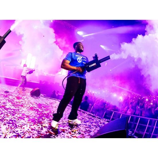 TCM FX Combi Gun: Pistola CO2 per Effetti di Fumo e Coriandoli per DJ e Eventi Live
