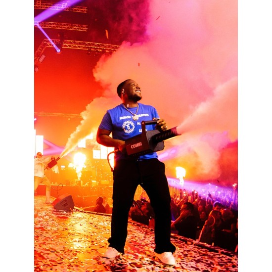 TCM FX Combi Gun: Pistola CO2 per Effetti di Fumo e Coriandoli per DJ e Eventi Live