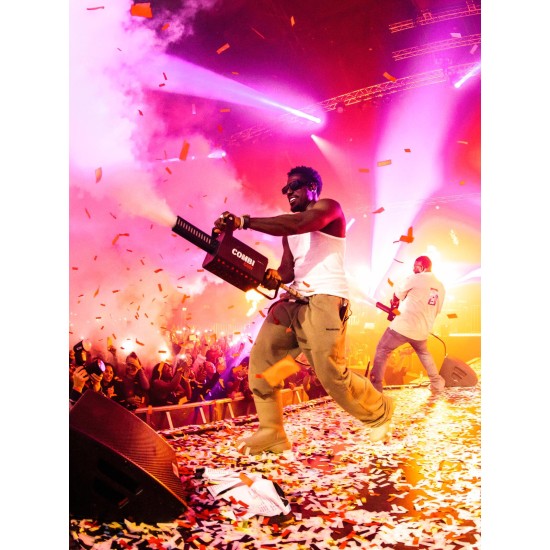 TCM FX Combi Gun: Pistola CO2 per Effetti di Fumo e Coriandoli per DJ e Eventi Live