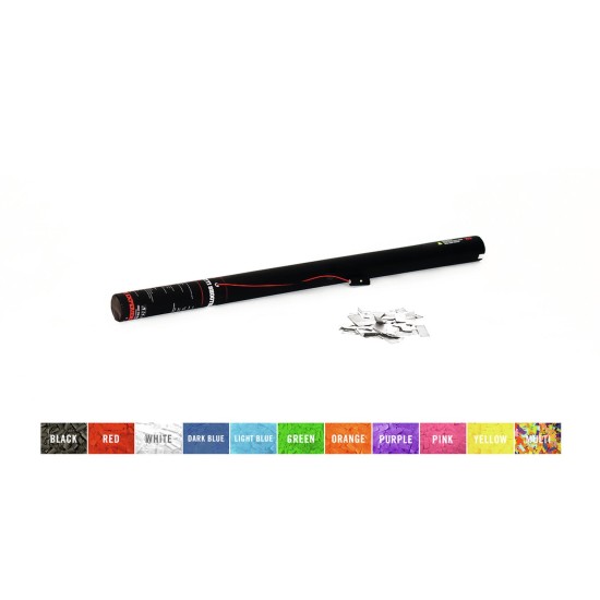 Cannone Elettrico TCM FX 80cm per Coriandoli Bianco/Argento con Effetto Scenografico