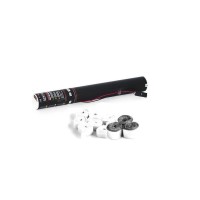 Cannone Elettrico Stelle Filanti 50cm Bianco/Argento - Effetto Scenografico per Palco