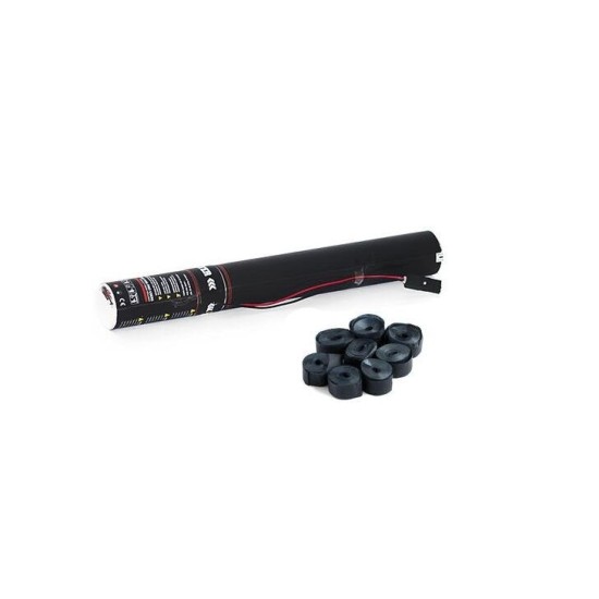 Cannone Elettrico Stelle Filanti 50cm Nero - Effetto Scenografico Professionale