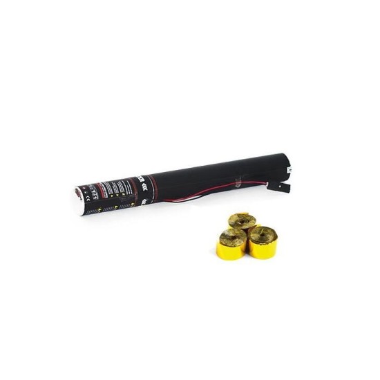 Cannone Elettrico TCM FX Stelle Filanti Oro 50 cm - Effetto Scenografico per Eventi