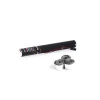 Cannone Elettrico Stelle Filanti 50 cm Argento - Effetto per Eventi e Palchi