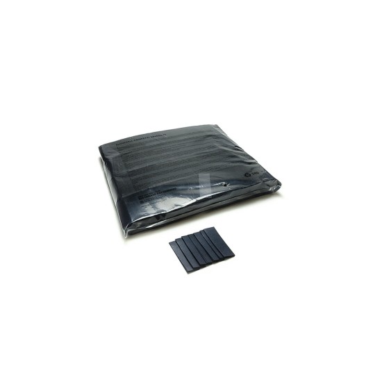 Coriandoli Rettangolari Slowfall TCM FX 55x18mm, Nero, 1kg - Effetto Scenografico per Eventi
