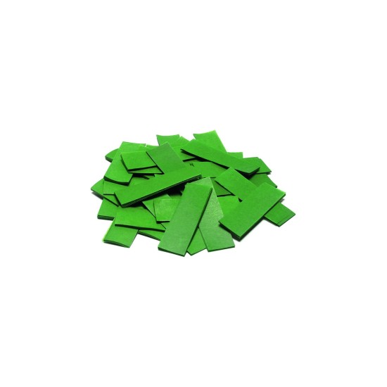 Coriandoli Rettangolari Slowfall Verde Scuro 55x18mm 1kg - Effetto Scenografico per Eventi