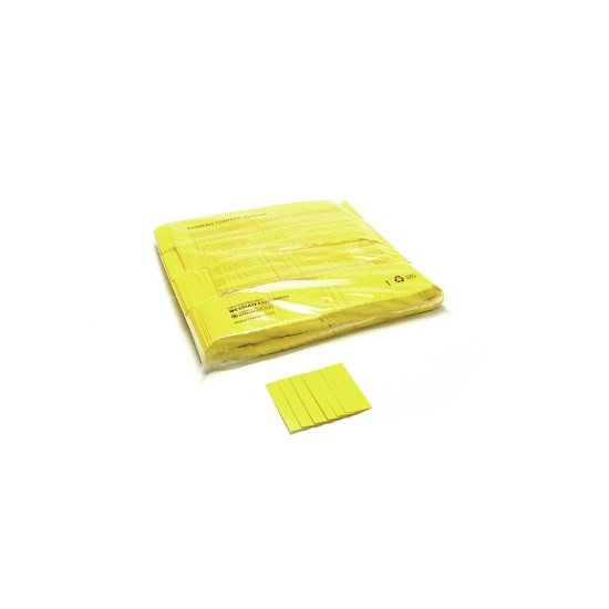 TCM FX Coriandoli Rettangolari Slowfall 55x18mm Gialli - Confezione da 1 kg per Eventi e Spettacoli