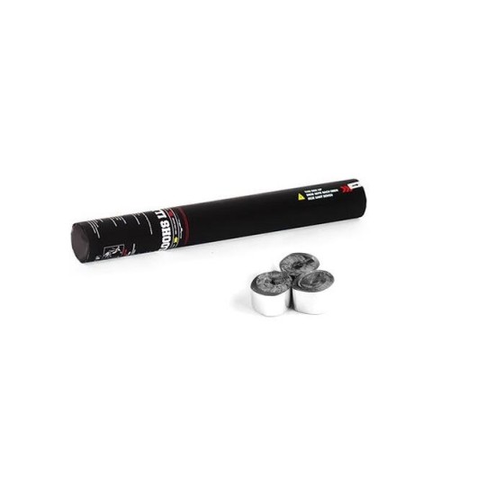 Cannone Manuale per Stelle Filanti Argento 50 cm - Effetto Scenografico fino a 12 m