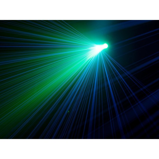 EUROLITE PolarStar RGB Laser con Effetto Stelle Colorate e Aurora Boreale LED