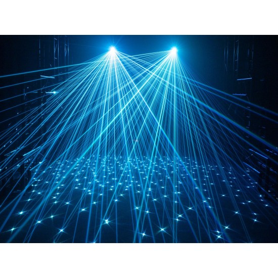 EUROLITE PolarStar RGB Laser con Effetto Stelle Colorate e Aurora Boreale LED