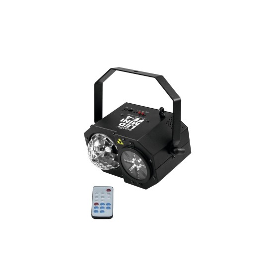 EUROLITE LED Mini FE-4 Hybrid Laserflower: Effetto Luce per Feste con Laser e LED