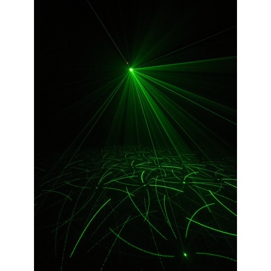 EUROLITE LED Mini FE-4 Hybrid Laserflower: Effetto Luce per Feste con Laser e LED