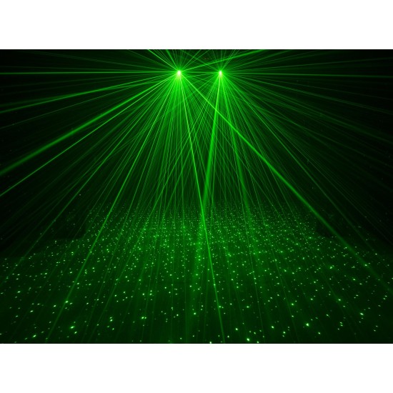 Proiettore LED EUROLITE Multi FX Laser Bar con Effetti DMX e Stroboscopio