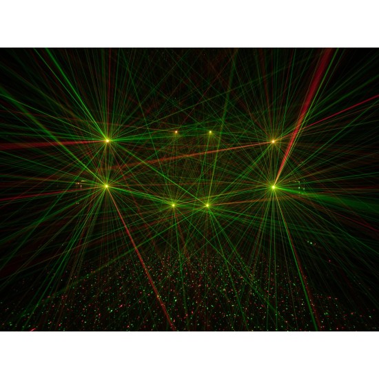 Proiettore LED EUROLITE Multi FX Laser Bar con Effetti DMX e Stroboscopio