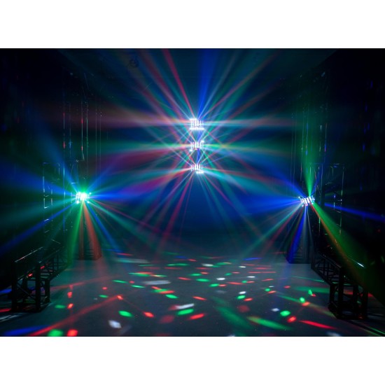 EUROLITE LED Laser Derby MK2: Effetto Luce Professionale con Laser RG e Stroboscopio