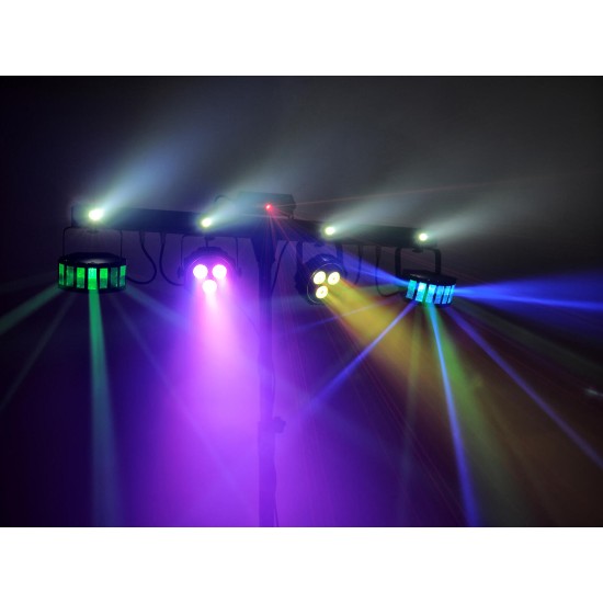 Eurolite LED KLS Laser Bar: Set di Luci FX Professionale con Effetti DMX e Laser
