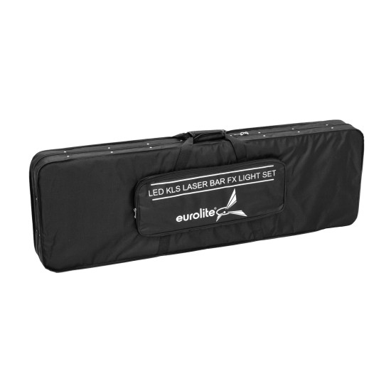 EUROLITE LED KLS Laser Bar FX Set Bianco con Effetti Luce DMX e Proiettore LED