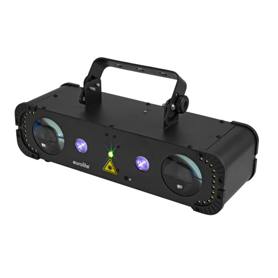 EUROLITE LED Compact Multi FX Laser Bar - Effetto Luce 4in1 DMX per Eventi Professionali