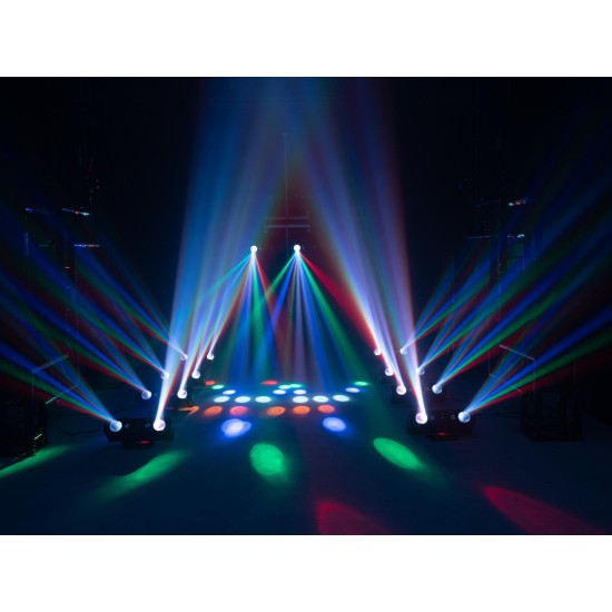 EUROLITE LED Compact Multi FX Laser Bar - Effetto Luce 4in1 DMX per Eventi Professionali