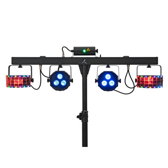 Eurolite LED KLS Laser Bar FX AIR: Sistema di Illuminazione Professionale con Telecomando RF e Effetti Speciali