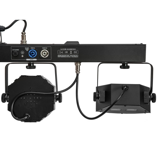 Eurolite LED KLS Laser Bar FX AIR: Sistema di Illuminazione Professionale con Telecomando RF e Effetti Speciali