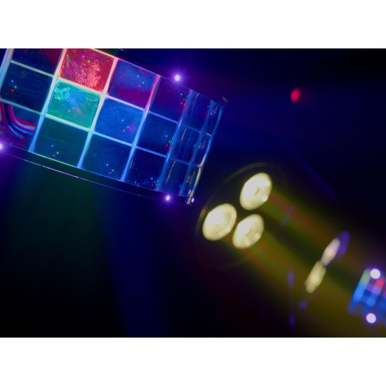 Eurolite LED KLS Laser Bar FX AIR: Sistema di Illuminazione Professionale con Telecomando RF e Effetti Speciali