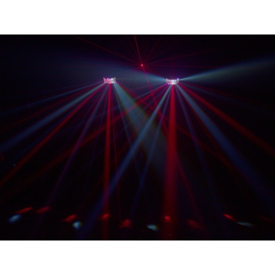 Eurolite LED KLS Laser Bar FX AIR: Sistema di Illuminazione Professionale con Telecomando RF e Effetti Speciali