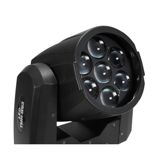 EUROLITE LED TMH-W63 Zoom Wash Testa Mobile RGBW 4in1 con Effetti Luce DMX